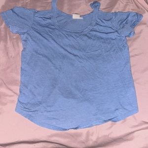 thin off the shoulder T shirt very soft and comfortable bought at buckle